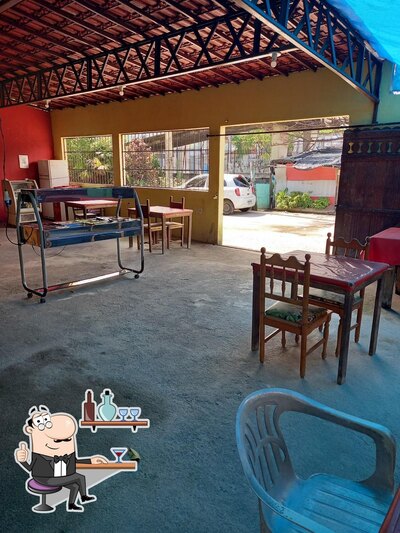 O interior do CHURRASCO DO MINEIRO