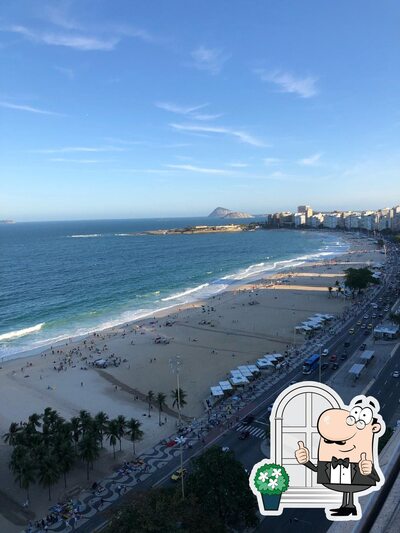 O exterior do quiosque Bar do Urso