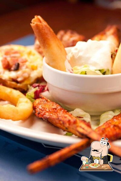 Platti al Crazy Bull Café