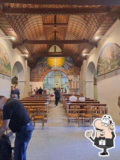Gli interni di Monte Lussari