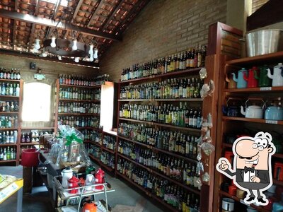 a parte exterior é uma característica importante do Restaurante Coisas da Roça