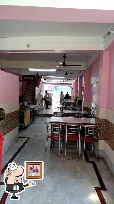 The interior of Aryan Restaurant