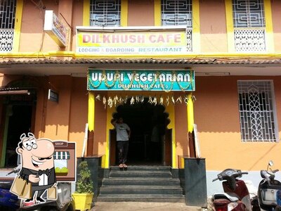 You can get some fresh air outside Dilkhush Cafe
