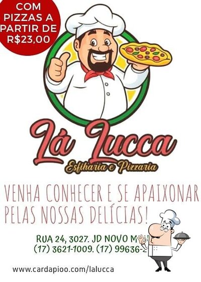 O chef irá te tentar com diversos pratos