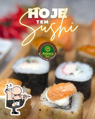 Sushi é um popular refeição originário do Japão