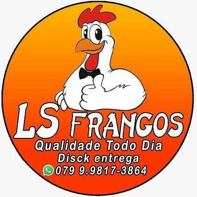 A representação visual da marca do LS Frangos