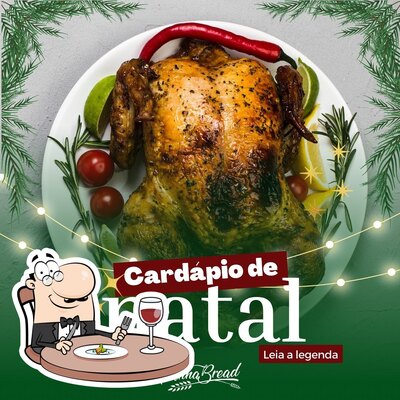 Comida em PannaBread Padaria Confeitaria Pizzaria