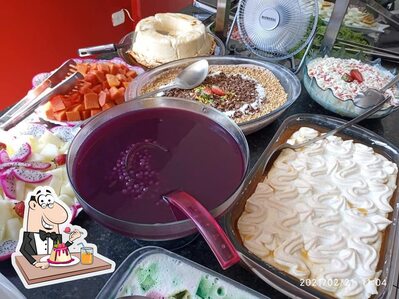 Sabor Caseiro serve uma escolha de pratos doces