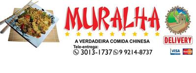 O logotipo do Muralha Delivery Comida Chinesa