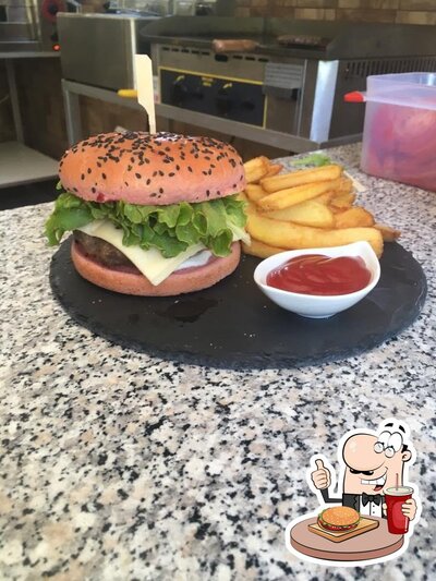 Concediti un bell'hamburger al pub & bar Caffe bar & fast food Aduriz