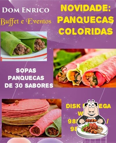 Platos en Pizzaria Dom Enrico