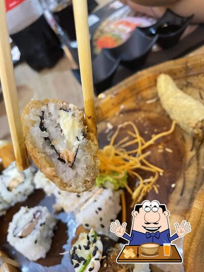 Platos en Keerô Sushi Gama DF