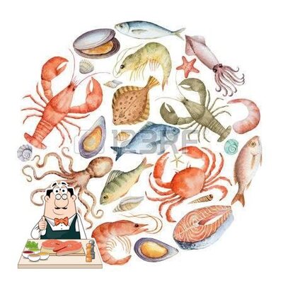 Frigorífico Frutos do Mar fornece uma seleção de refeições de peixe