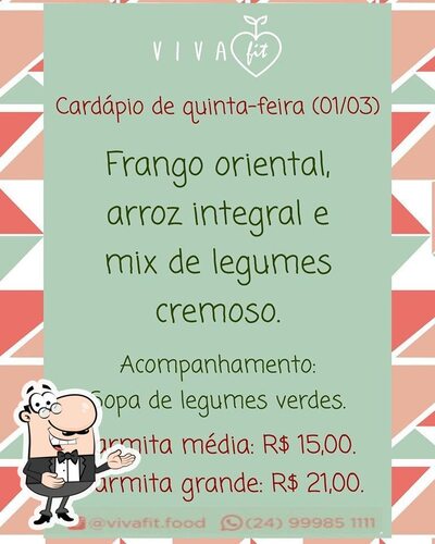 A publicidade mostra informações sobre o VivaFit