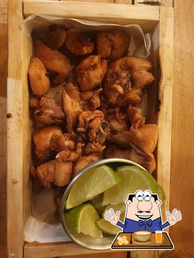 Platos en Rockies Burger