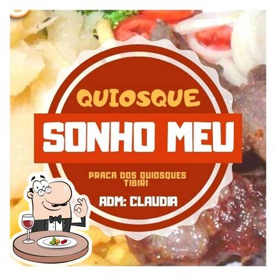 Platos en quiosque Sonho meu