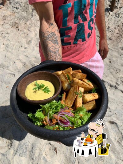 Comida em Barraca Santa Onda