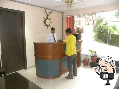 The interior of Hotel laxmi palace Rishikesh