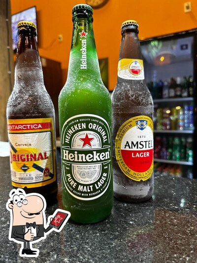 Você pode desfrutar de uma bebida do menu