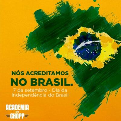Aqui está a publicidade do Academia do Chopp