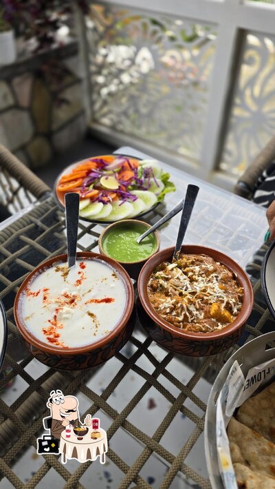 Food at Wild Flower Sky Lounge & Dine in
