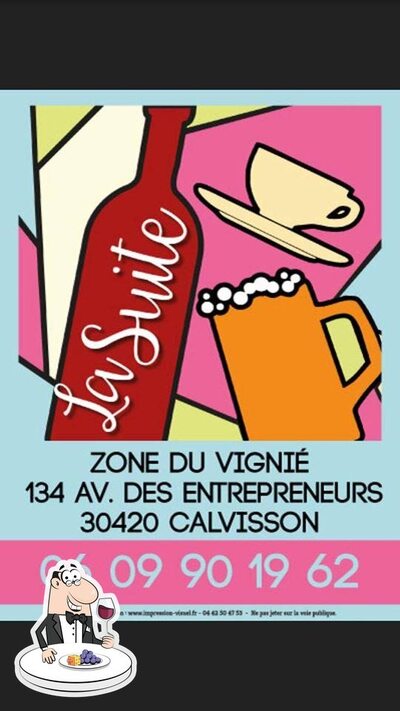 Commandez un verre de vin à La suite