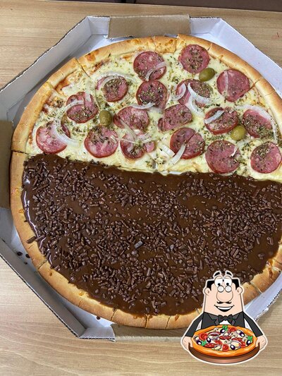 Escolha pizza no Love Lanches Pizzas