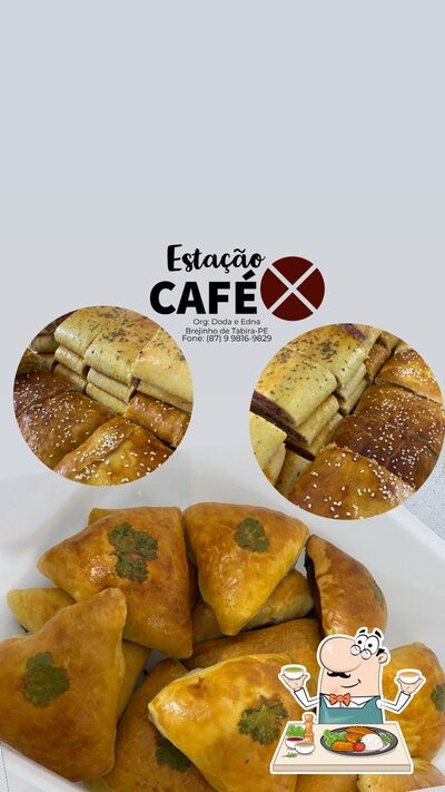 Comida em Estação Café
