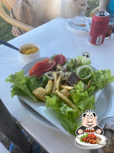 Comida em Barraca Mestre Pedro Praia das Fontes Beberibe Ce