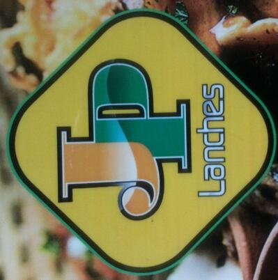 O logotipo do Jp Lanches Minas Novas MG