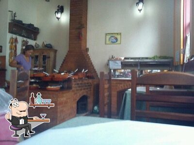 O interior do Restaurante 418