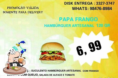 Experimente um hambúrguer no Papaléguas Lanches