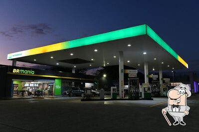 Você pode espairecer no na área externa do Posto Petrobras