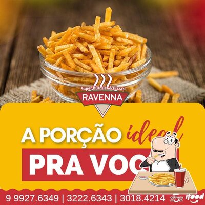 Você pode pedir batatas fritas como acompanhamento ou lanche