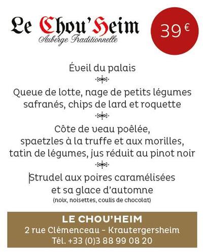 Lisez les informations concernant Le Chou'Heim