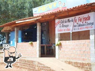 Veja a parte externa do Point do lanche