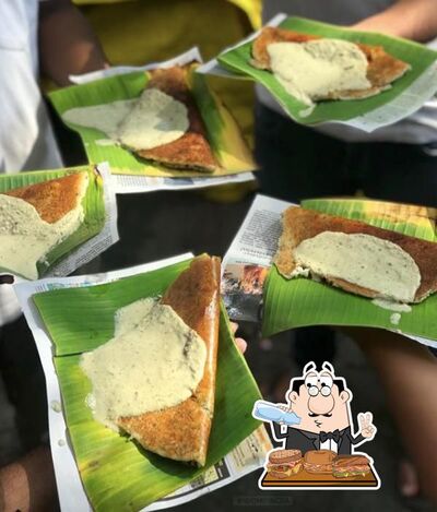Pick a sandwich at Café Jeevan