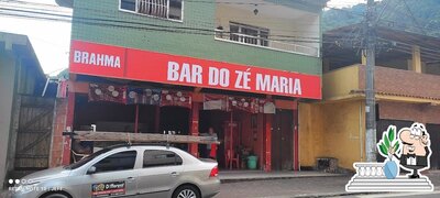 Veja a parte externa do Bar Do Ze Maria