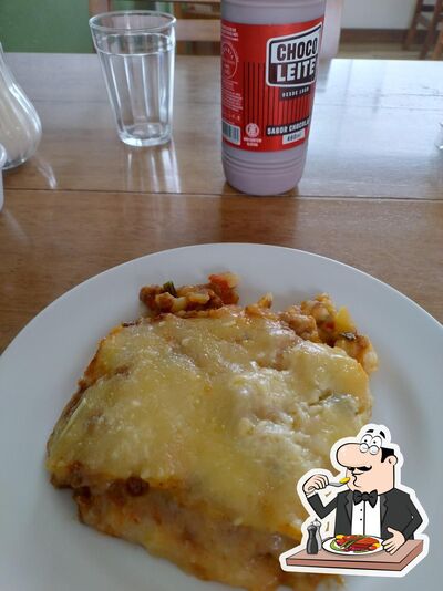 Comida em Lanchonete Italiana