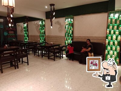 Take a seat at one of the tables at THE FOOD NATION