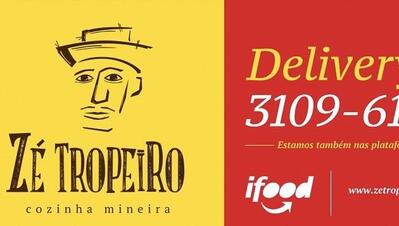 A representação gráfica da marca do Zé Tropeiro