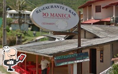 Você pode espairecer no na área externa do Restaurante E Bar Do Maneca