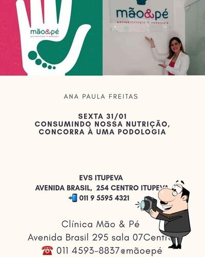 A publicidade apresenta informações sobre o EVS Itupeva