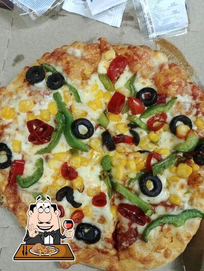 Pick various types of pizza