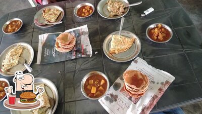 Try out a burger at Apna Dhaba