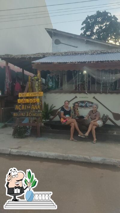O exterior do Açaí da Ana