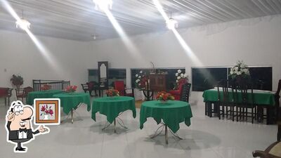 O interior do Pizzaria e Espaço de Eventos Sabor do Chefe