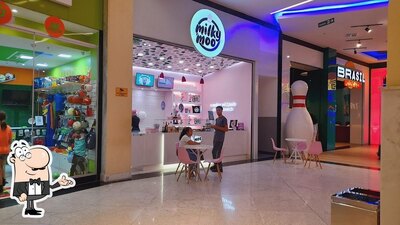 O interior do Milky Moo