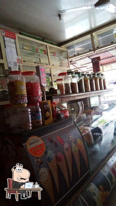 Take a seat at one of the tables at STARS BAKERY