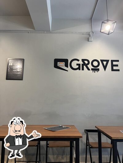 The interior of Grove cafe